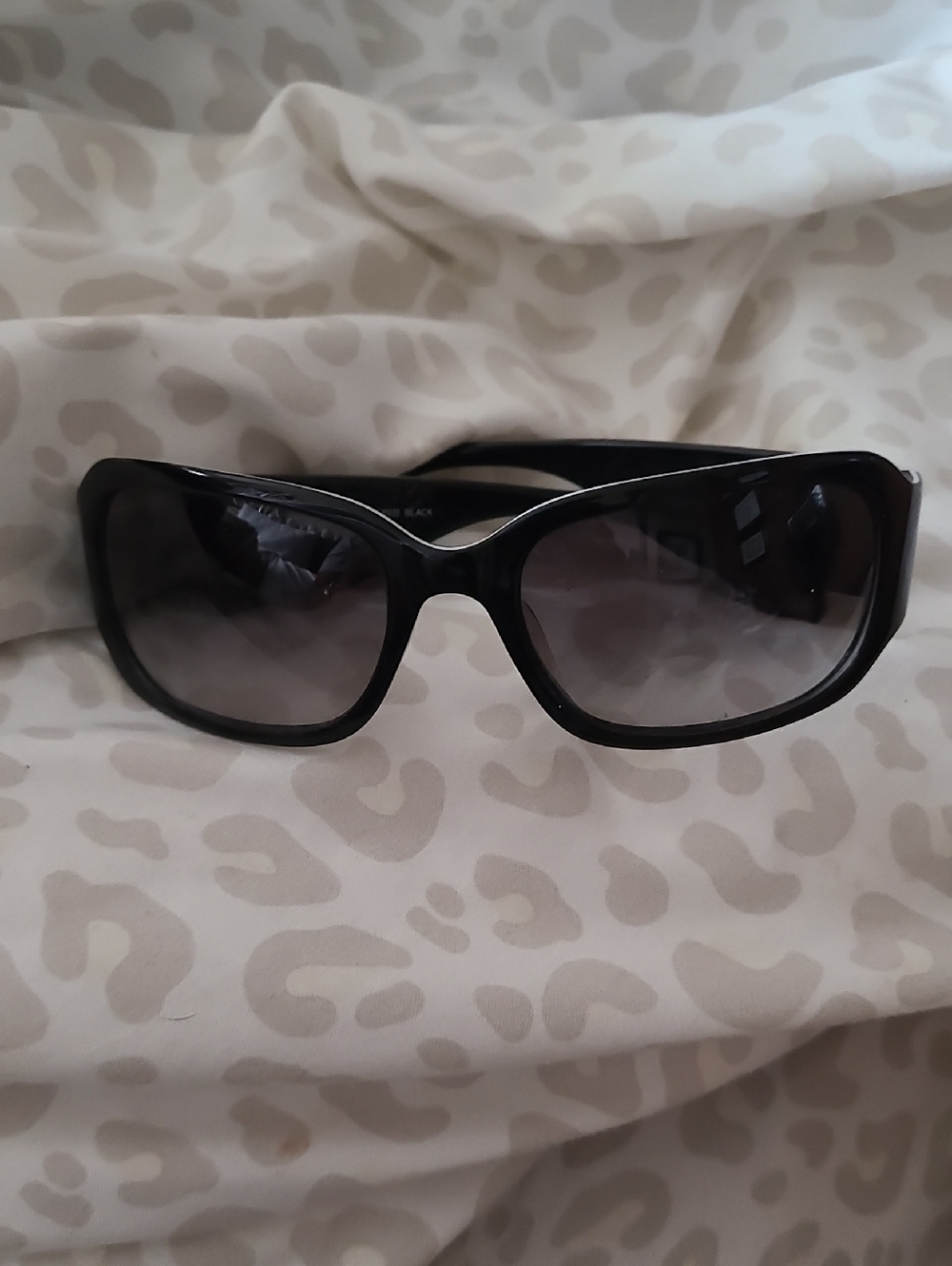 Coach Black Women's Sunglasses with Dark Smoke Lenses